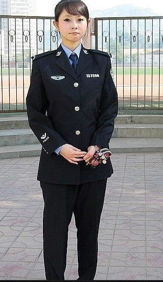 Cute Asian Policewoman #87969844