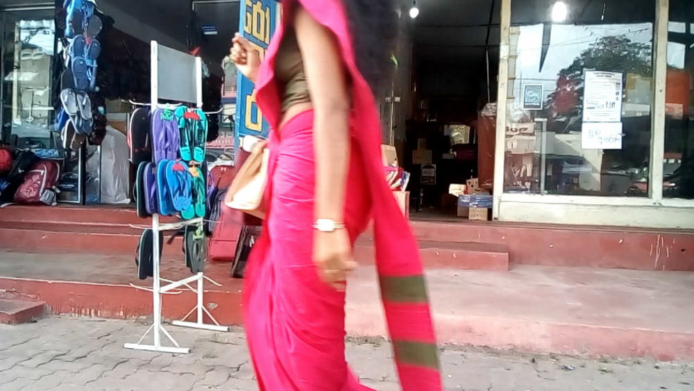 sl hot saree road capture fb 4 #89630138