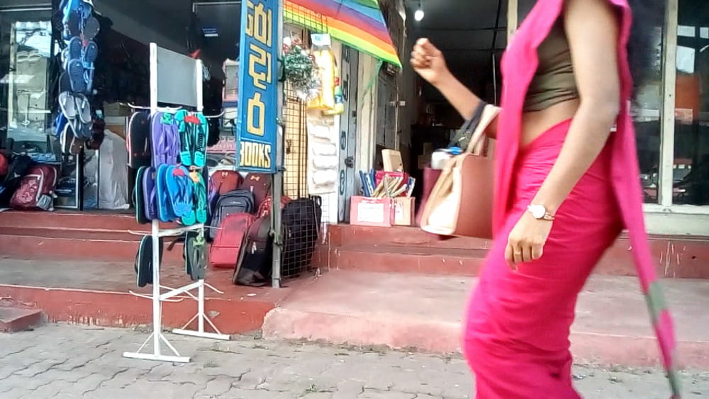 sl hot saree road capture fb 4 #89630140