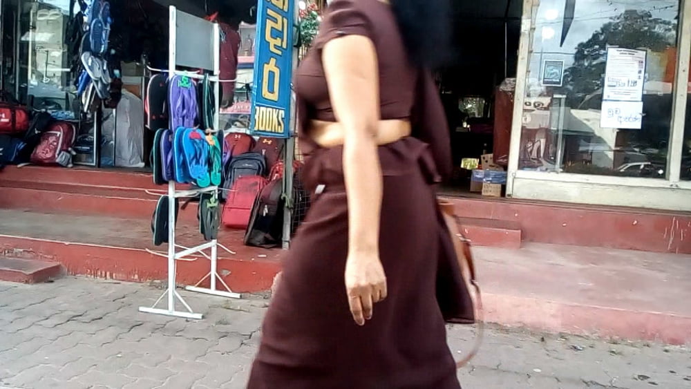 sl hot saree road capture fb 4 #89630142