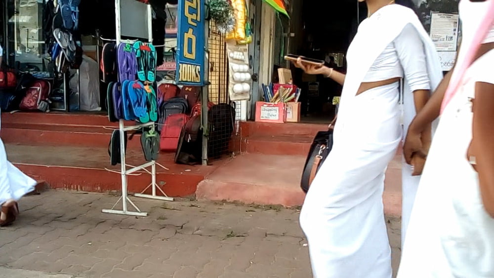 sl hot saree road capture fb 4 #89630156