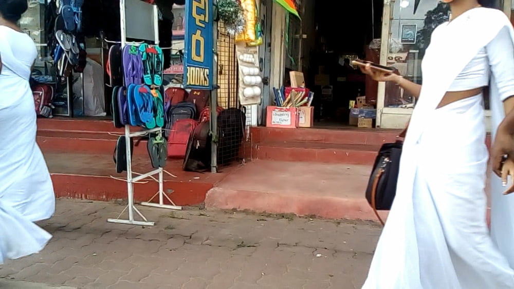 sl hot saree road capture fb 4 #89630159