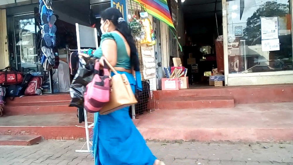 sl hot saree road capture fb 4 #89630173