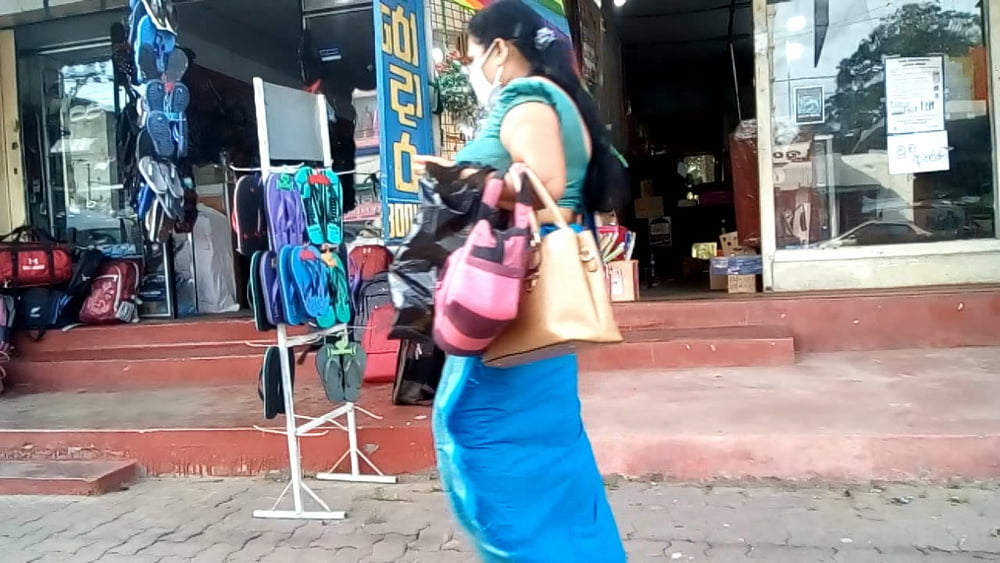sl hot saree road capture fb 4 #89630176