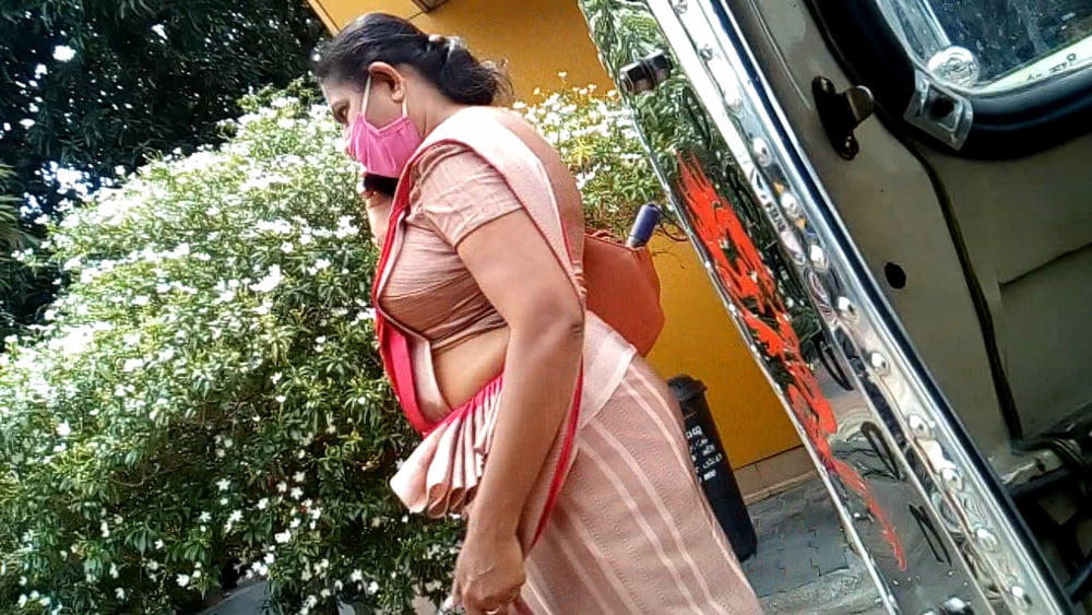 sl hot saree road capture fb 4 #89630201