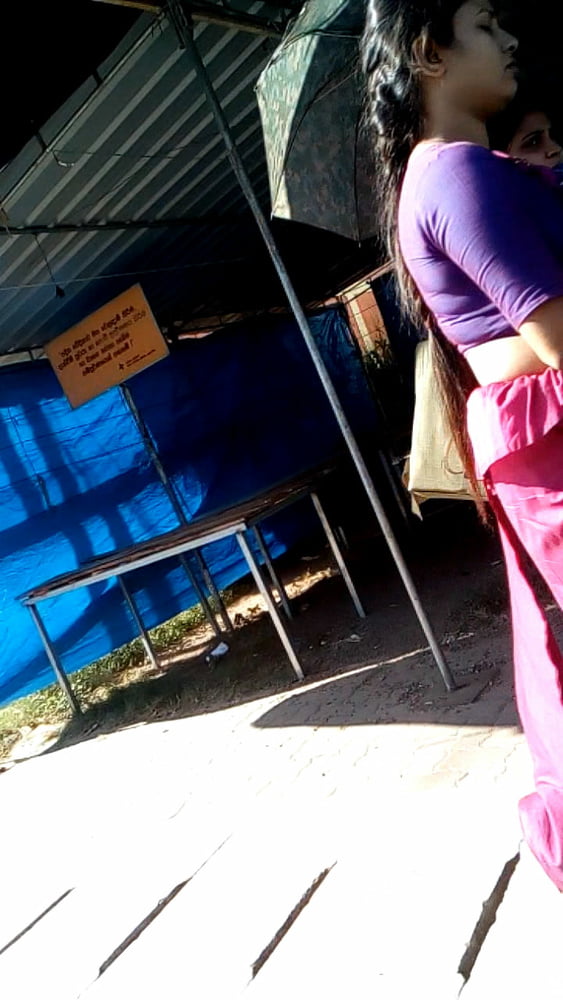 sl hot saree road capture fb 4 #89630265