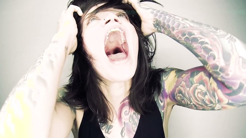 Rock Singer Renee Phoenix With Her Big Sexy Mouth Open #95007100