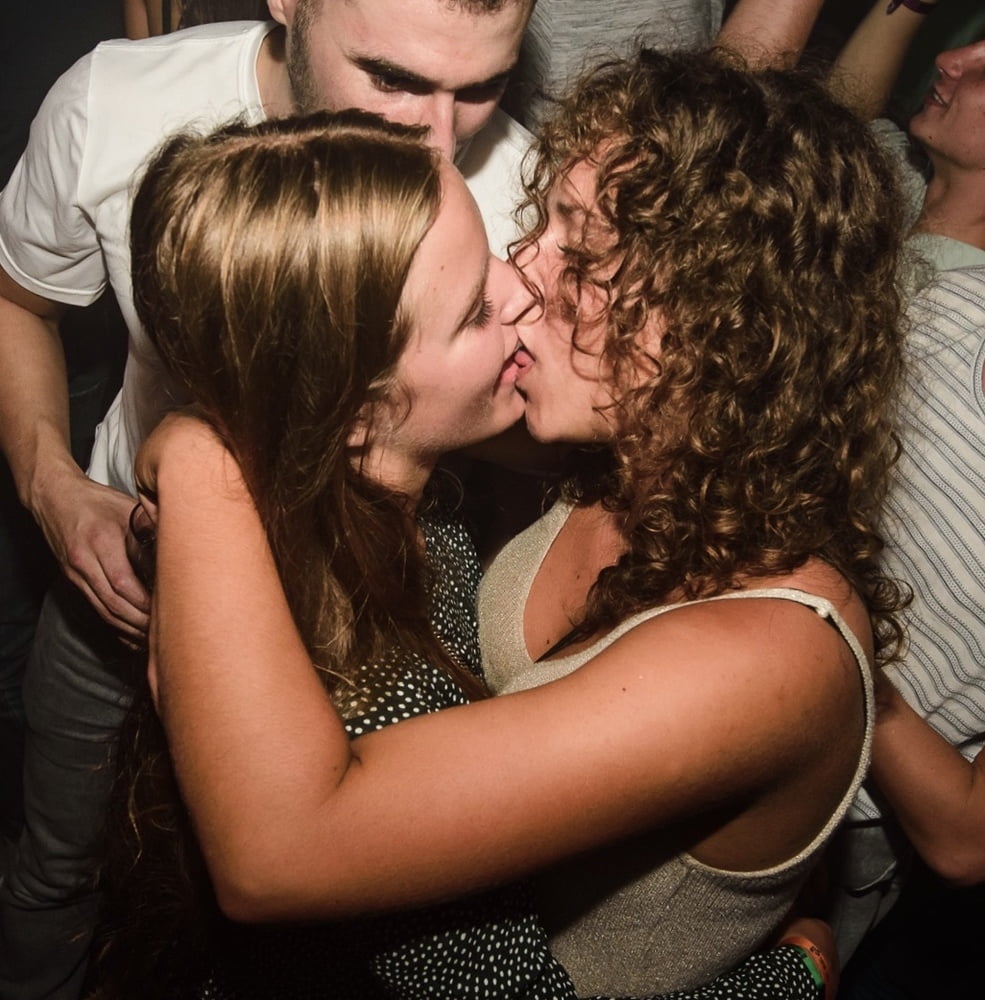 Hot girls party and kissing #104363013