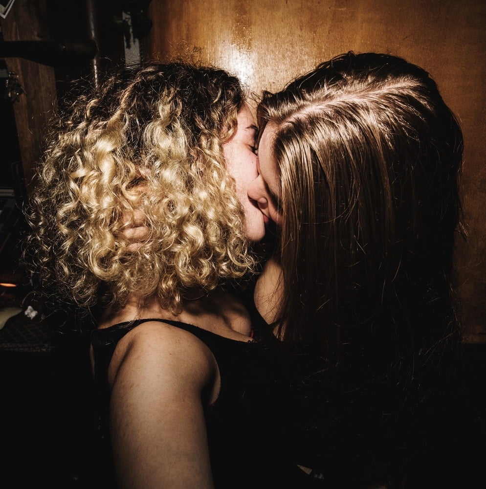 Hot girls party and kissing #104363025