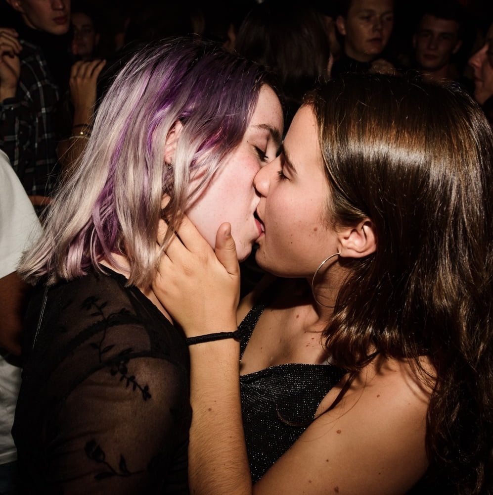 Hot girls party and kissing #104363051