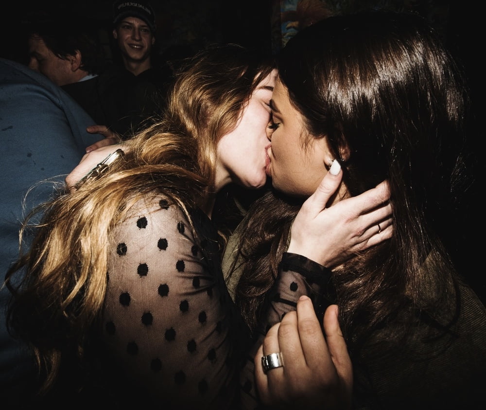 Hot girls party and kissing #104363128