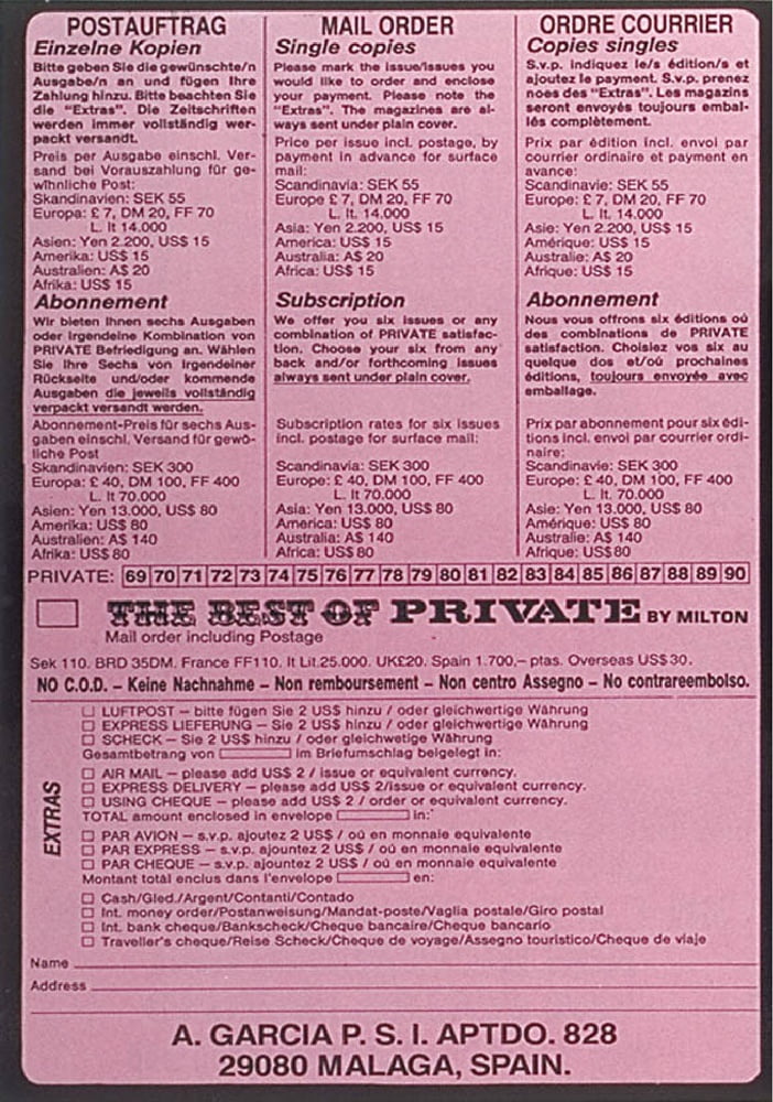 Vintage Retro Porno - Private Magazine - 089 #92245992