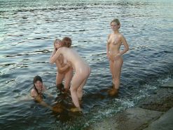 Group of naked girls