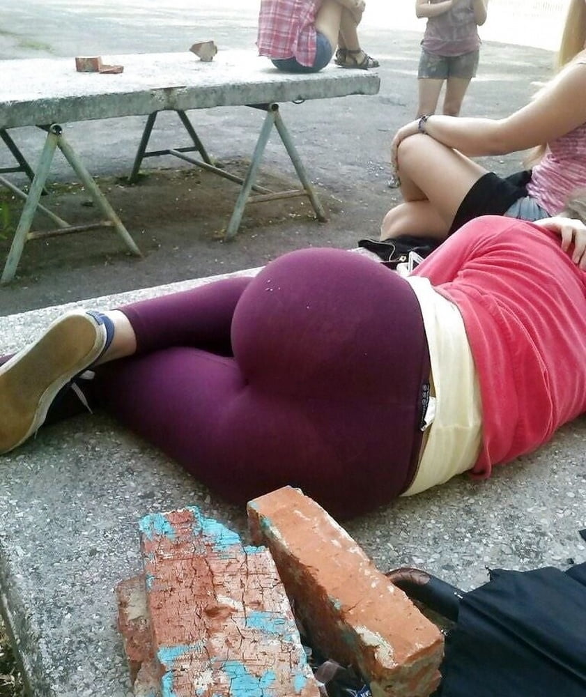 Ass of sluts in Leggings #96549438