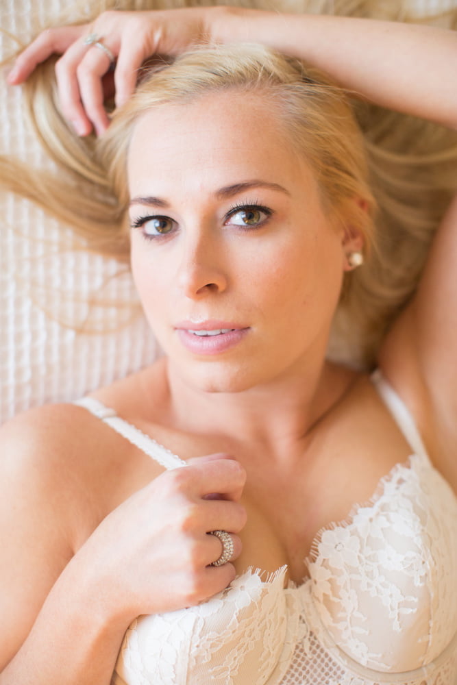 stunning blonde MILF bride #100546364