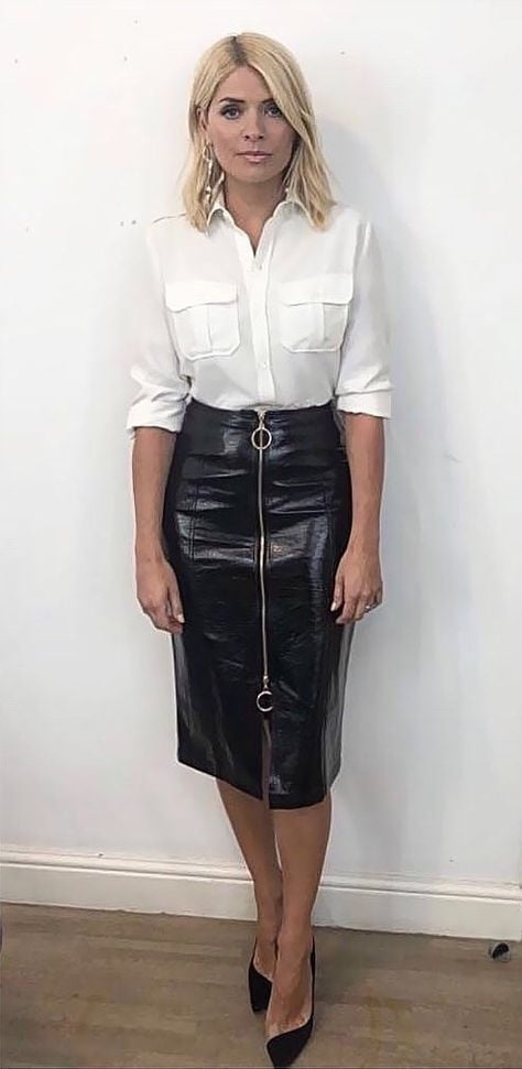 Black Leather Skirt 5 - by Redbull18 #100709831
