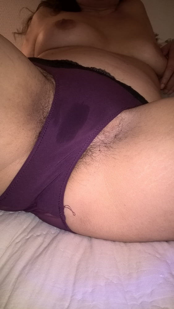 Hairy Wet Wife In Purple Panties #106751659