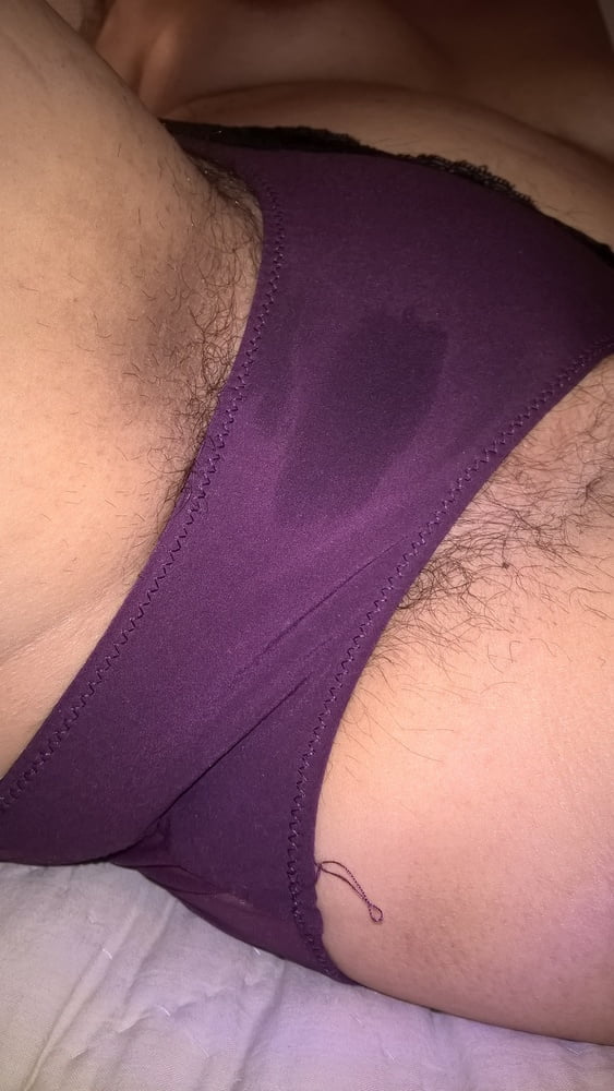 Hairy Wet Wife In Purple Panties #106751660