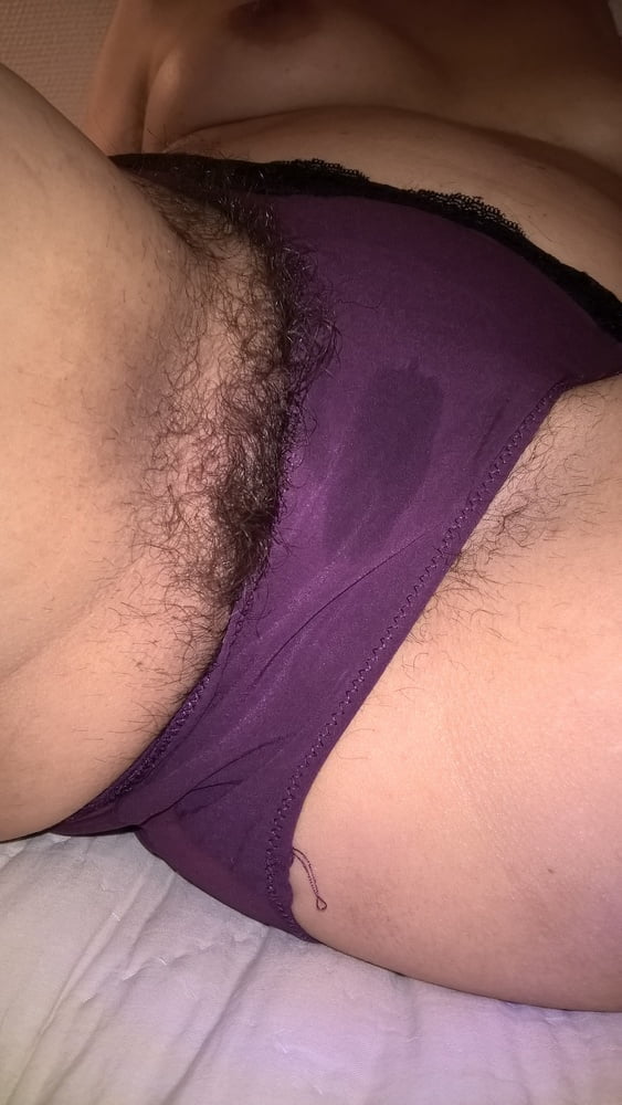 Hairy Wet Wife In Purple Panties #106751661