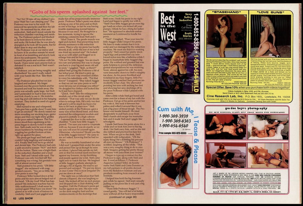 Leg show magazine (oktober '91)
 #95599023