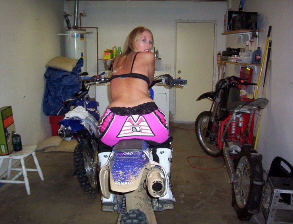 Sexy Motocross MILF Loves Cock In Her Hairy Cunt And Mouth #80386004