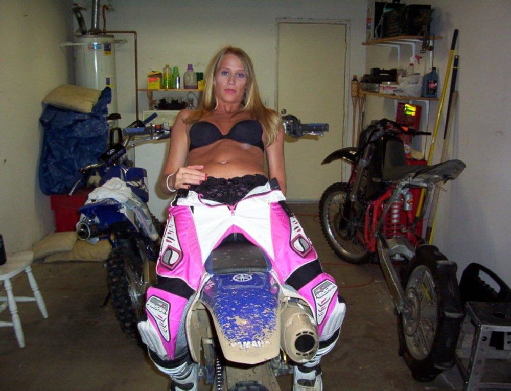 Sexy Motocross MILF Loves Cock In Her Hairy Cunt And Mouth #80386006