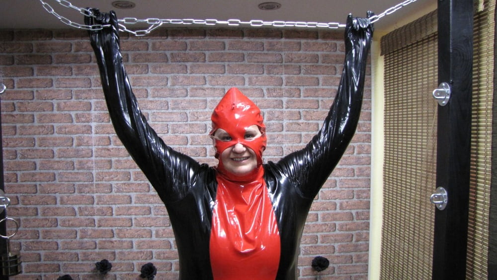The whole body latex suit ... #92769936