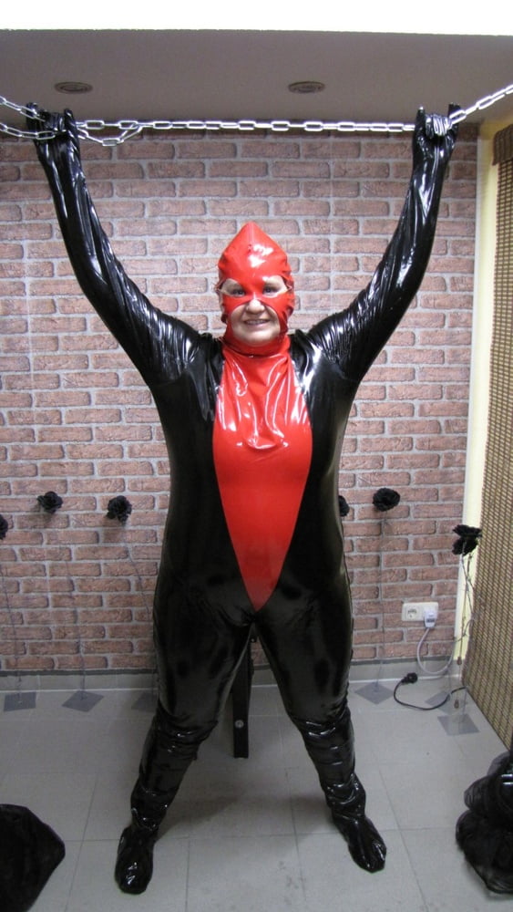 The whole body latex suit ... #92769938