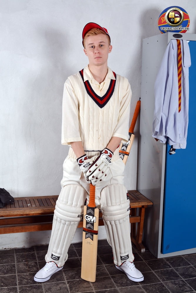 Jacob shows off after the Cricket match #106957735