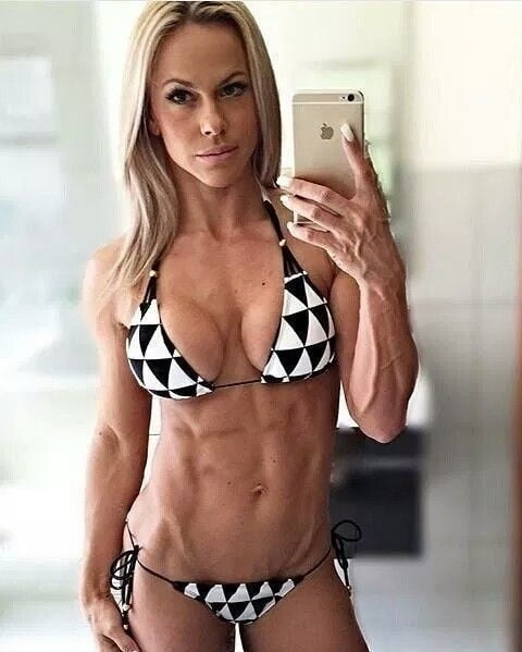 Sexy Fit And Ripped Muscle Girls #106165799