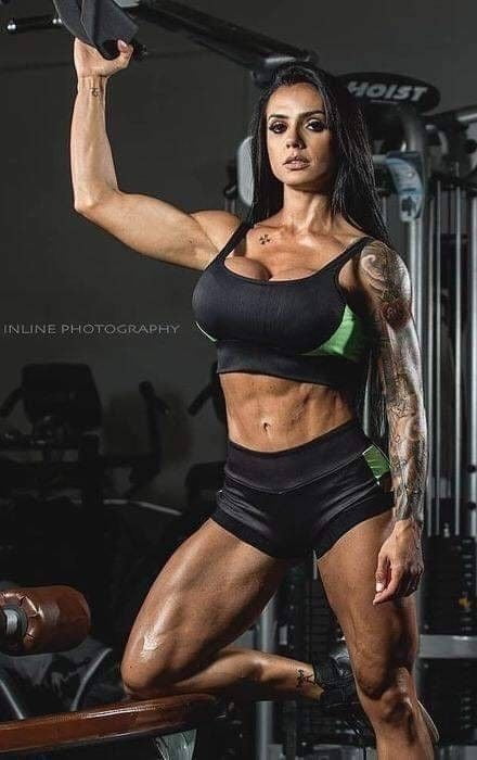Sexy Fit And Ripped Muscle Girls #106165963