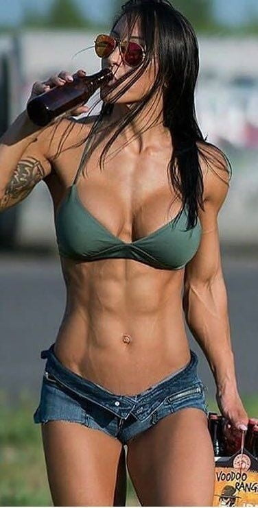 Sexy Fit And Ripped Muscle Girls #106166093
