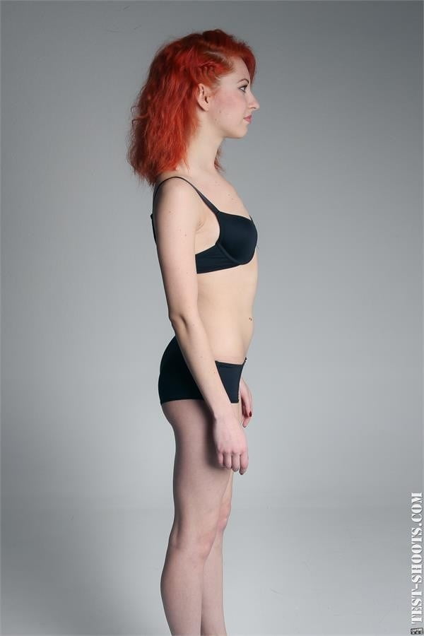 Foxy redhead thin teenager nude casting #91224888