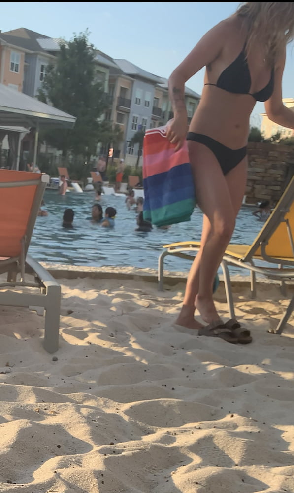 Babes at the pool #93685504
