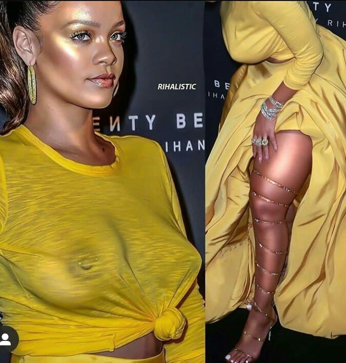 Jerkoff over Thick Rihanna whore #94658802