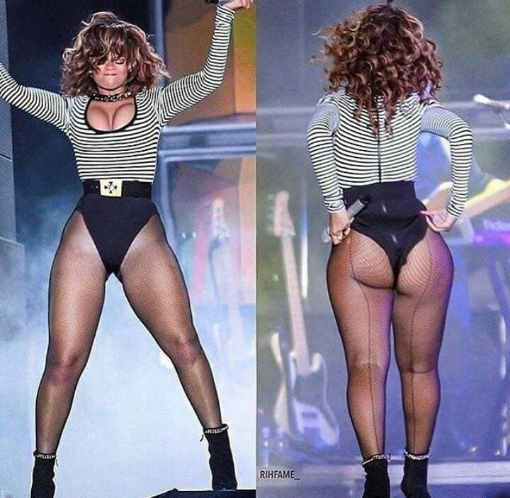 Jerkoff over Thick Rihanna whore #94658823