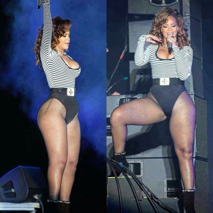 Jerkoff over Thick Rihanna whore #94658825