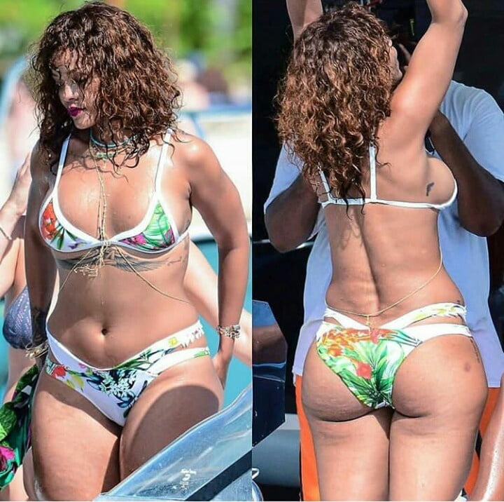 Jerkoff over Thick Rihanna whore #94658841