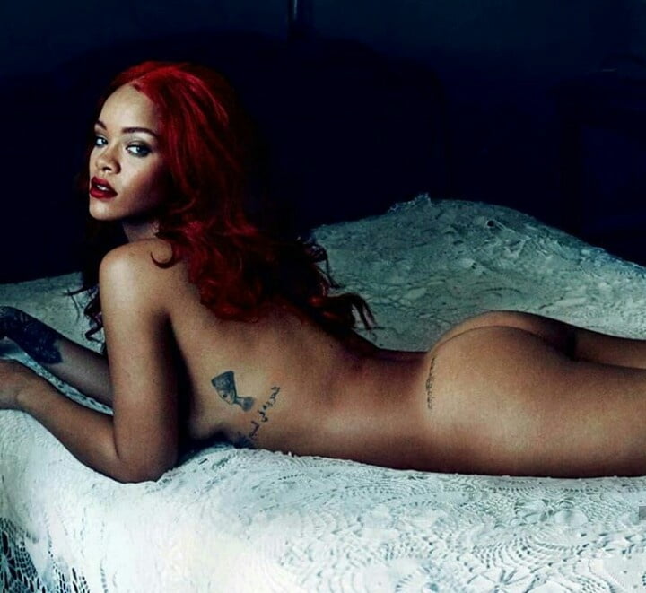 Jerkoff over Thick Rihanna whore #94658873