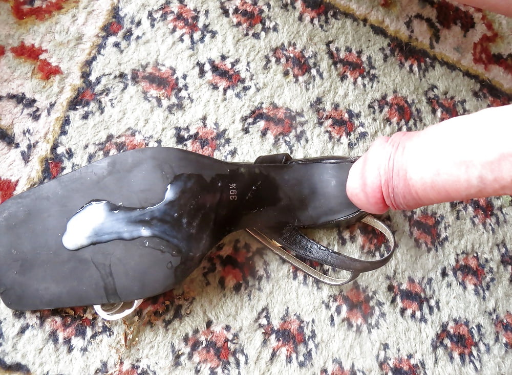 shoe sole of my wife, japped all over #106866189