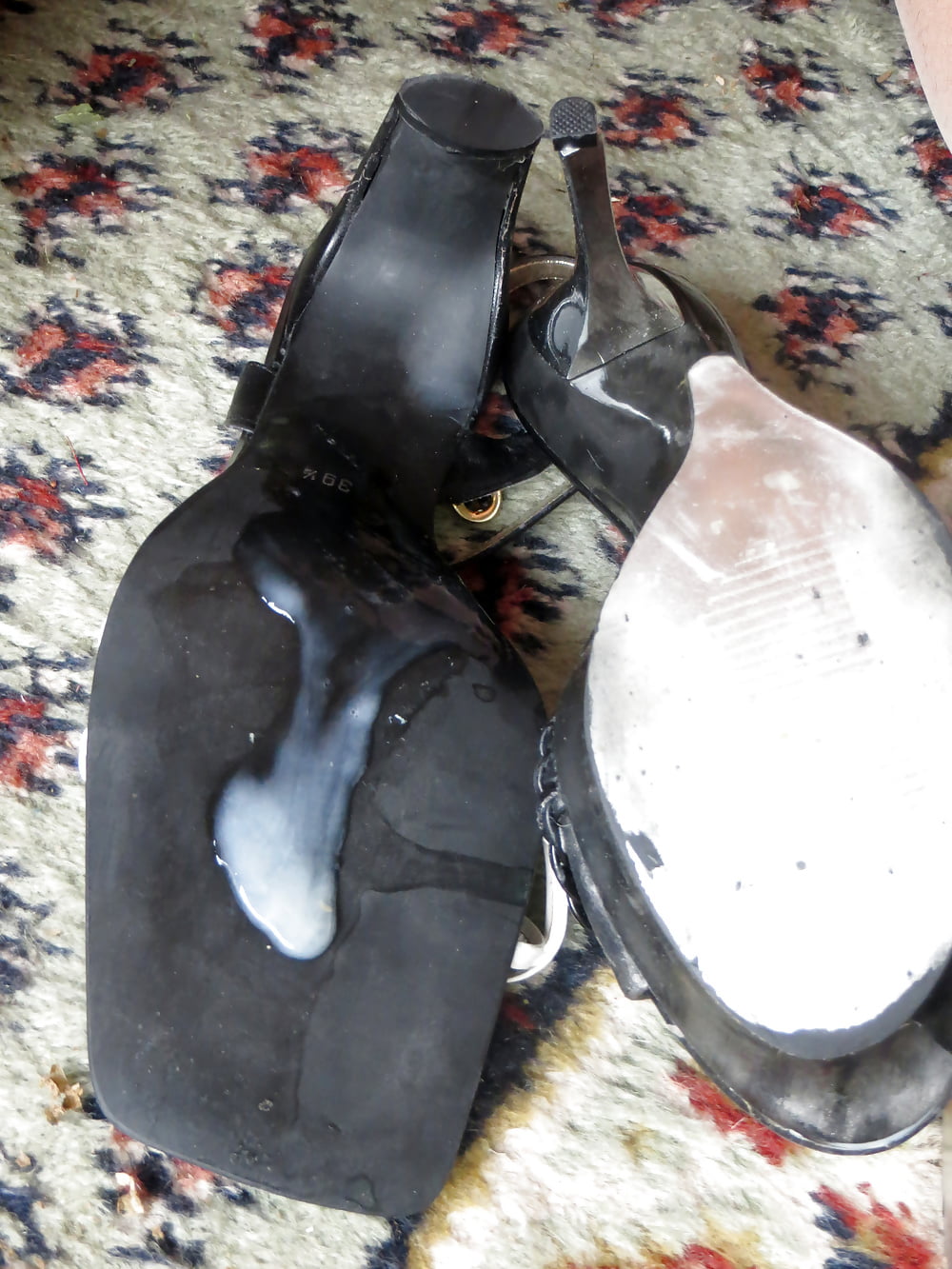 shoe sole of my wife, japped all over #106866191
