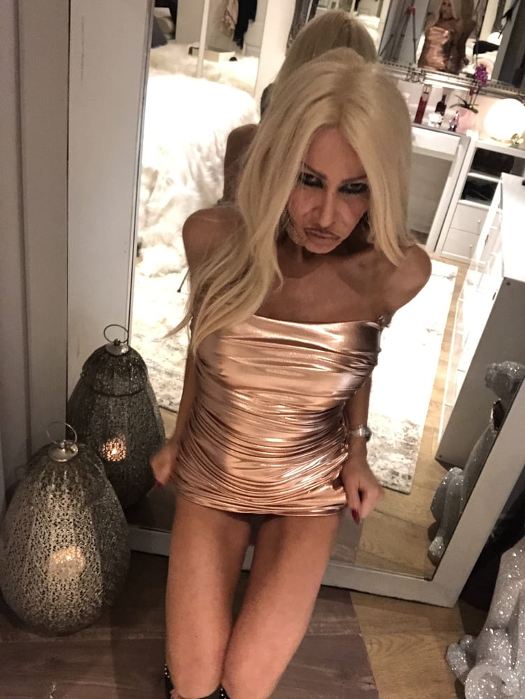 Secret Slut in a Gold Dress #103310753
