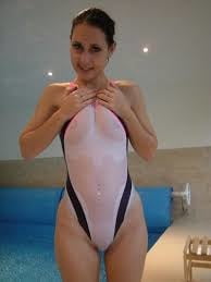 Sexy one piece swimsuit #99550834