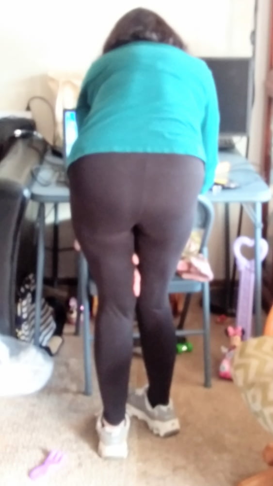 Wifes hot ass in leggings. #99648658