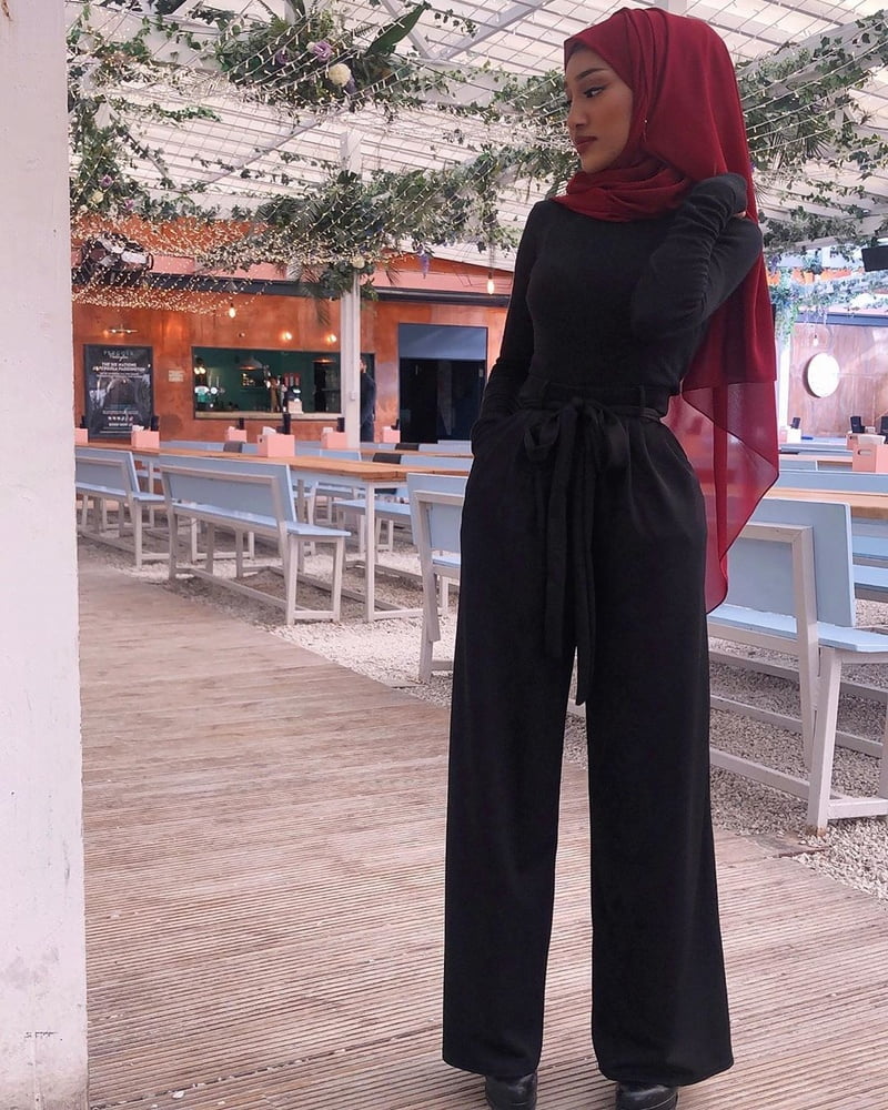 Slutty Face Hijabi Modern Turbanli #102037980