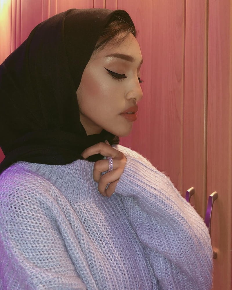 Slutty Face Hijabi Modern Turbanli #102038008