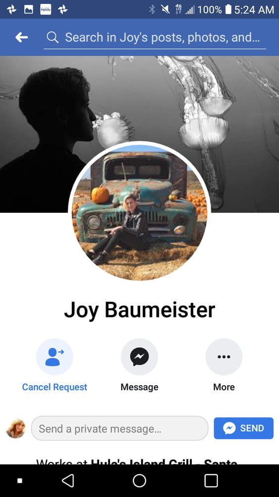 Joy baumeister
 #89910584