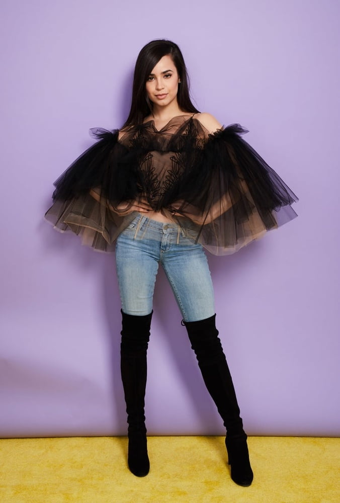 Female Celebrity Boots &amp; Leather - Sofia Carson #98139945