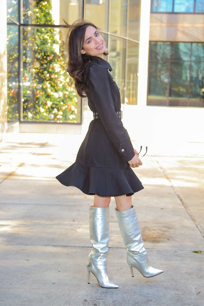 Female Celebrity Boots &amp; Leather - Sofia Carson #98139959