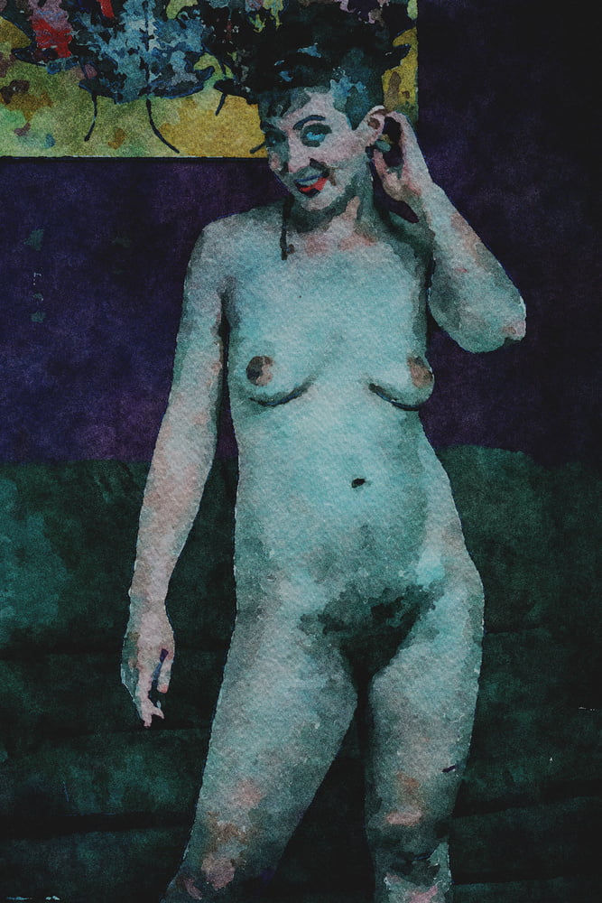 Erotic Digital Watercolor 64 #99820401